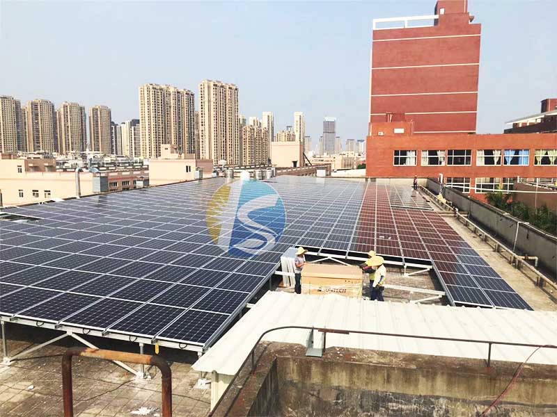Xiamen China Roof Solar System 400KW
